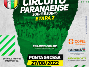 Circuito Paranaense Sub-13 e Sub-15 - 2º Etapa