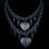Thumbnail: Heart Locket and Spike Necklace