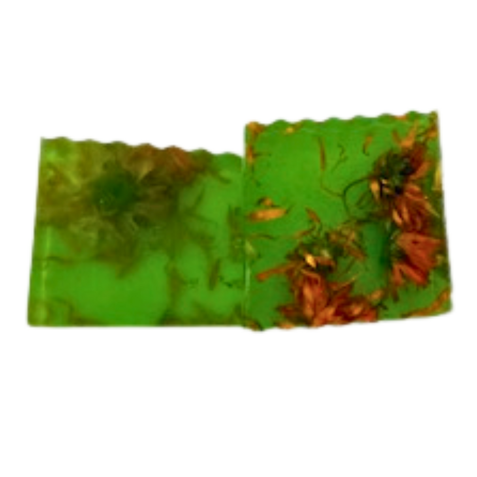 Miniature : Aloe & Calendula Herbal Handmade Soap