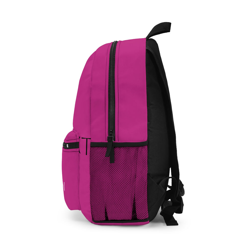 Miniature : Stylish Journeymen Backpack (PINK)- Minimalist Design for Travel and Daily Use