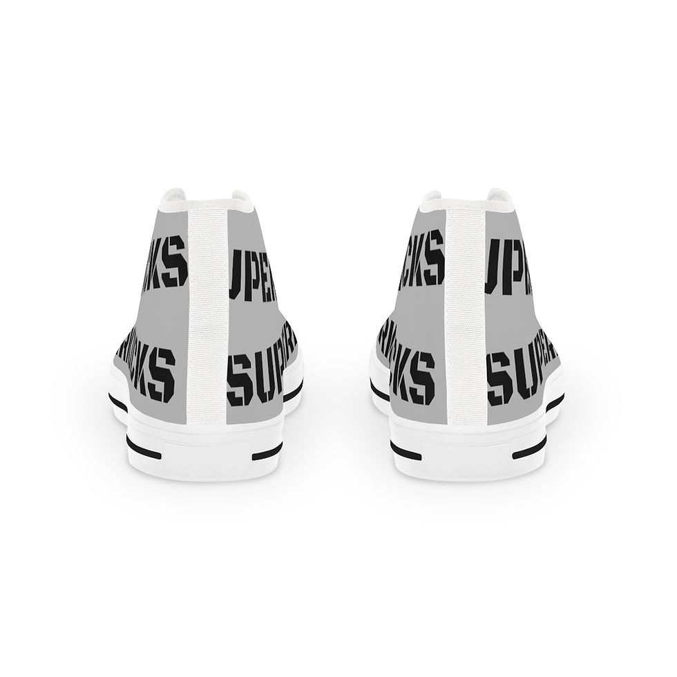 Miniature : Men's SUPER KICKS High Top checkered Sneakers 