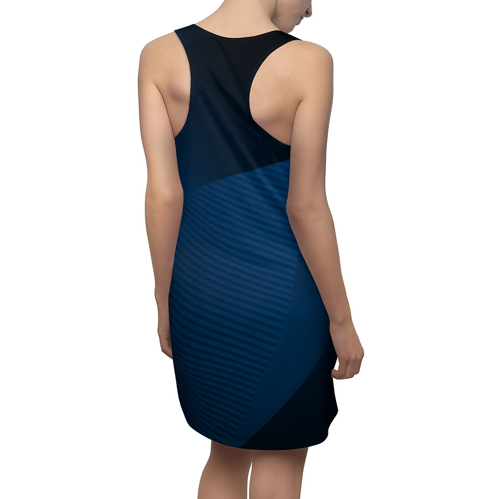 Miniatyrbilde: Le' femme Blu Women's Cut & Sew Racerback Dress