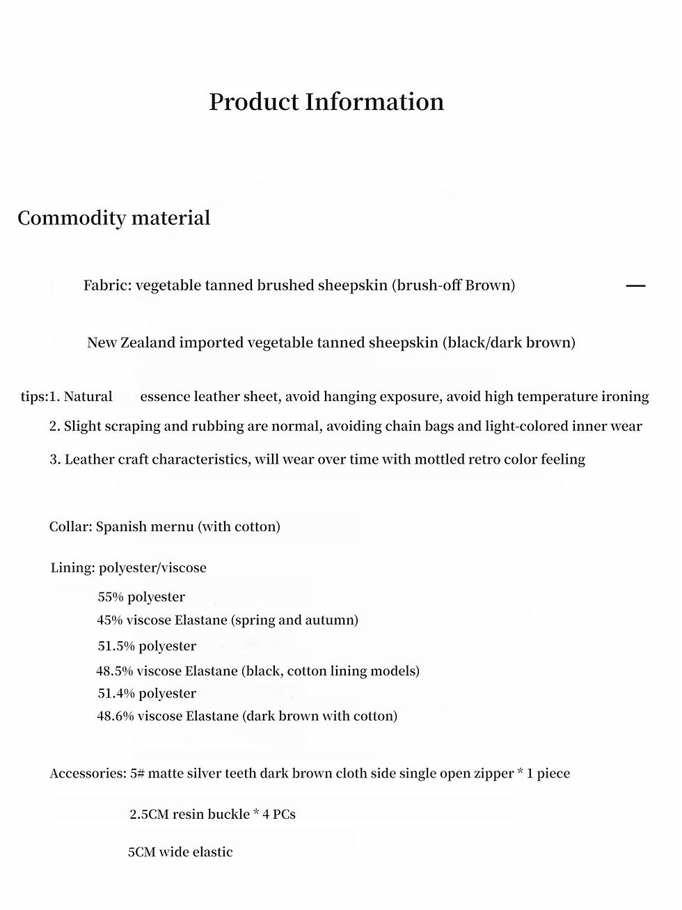 थंबनेल: South City Old Lane Vintage Brown Aviator Leather Jacket