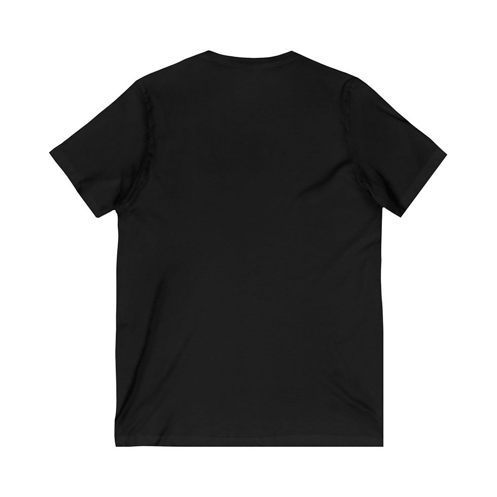 Thumbnail: Eco-Friendly Unisex V-Neck Tee - Sustainable Style for Nature Lovers