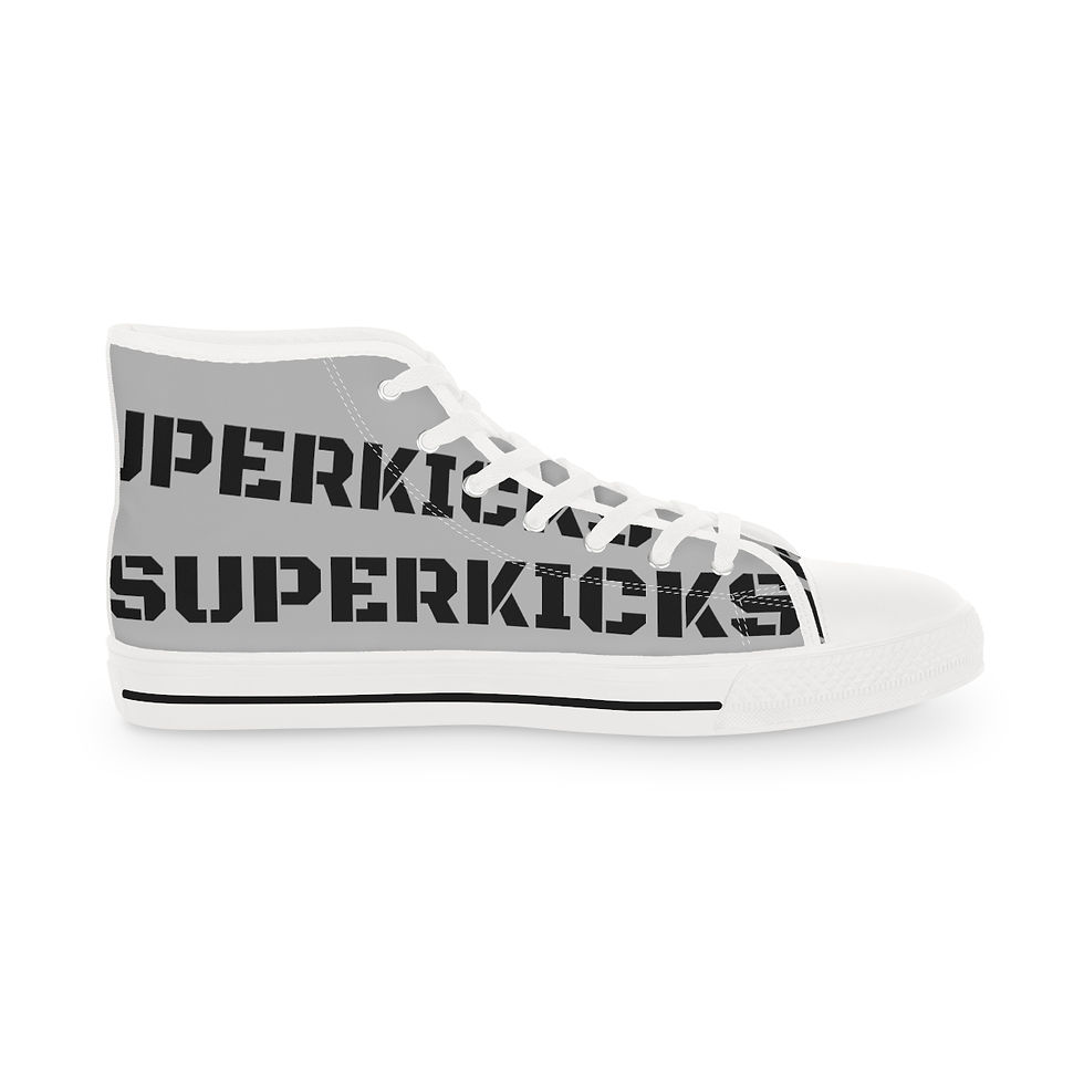 Miniature : Men's SUPER KICKS High Top checkered Sneakers 