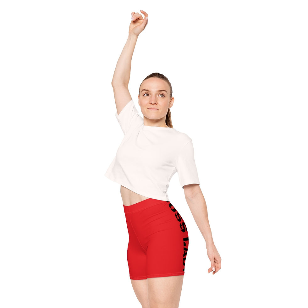 Miniatura: BOSS LADY Women's Biker Shorts Red