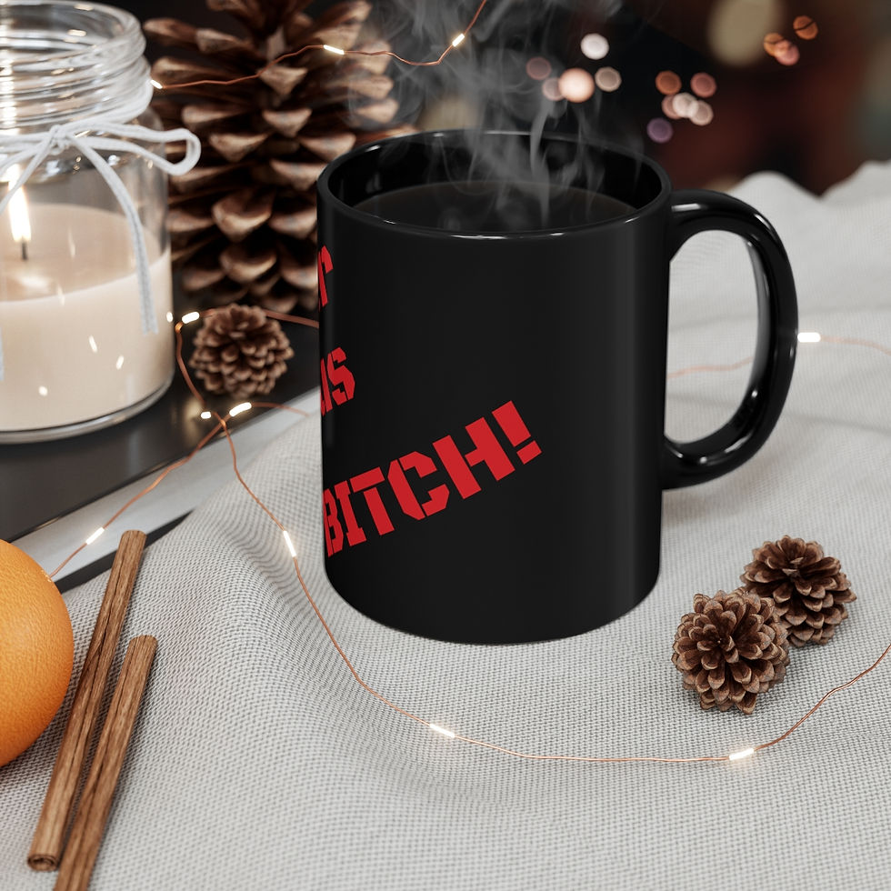 サムネイル： Semper INIQUUS  Bitch! Black ANARCHY mug 11oz