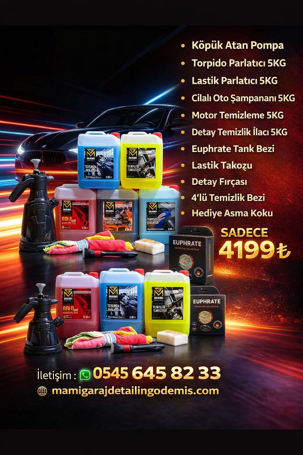 BAHAR FIRSAT DETAİLİNG PAKETİ 11 PARÇA