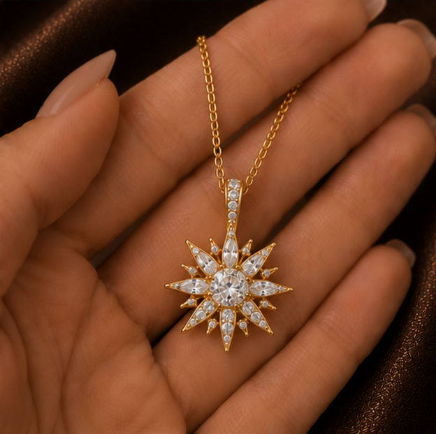 Thumbnail: The Nova Celestial Starburst Necklace