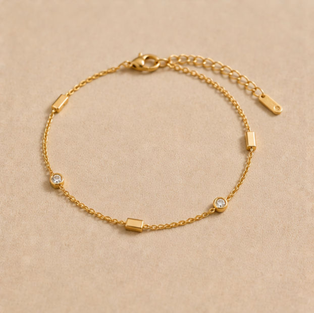 Thumbnail: The Siena Beaded Station Bracelet