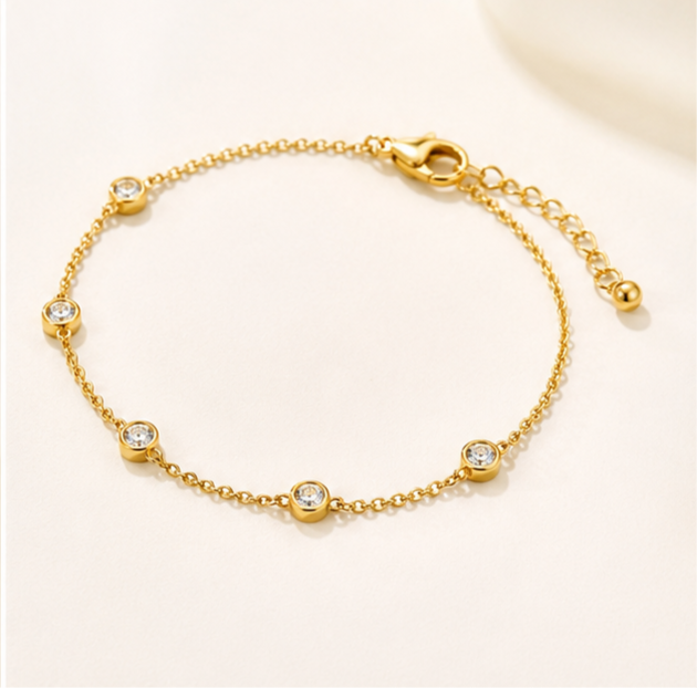 Thumbnail: The Aura Bezel Station Bracelet