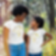 A Mother and a daughter with future inventors shirts on