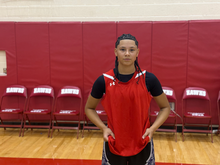 Hamburg girls basketball freshman Ashayleoni Camper.