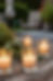 diy citronella candles on a patio