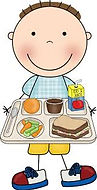Clipart of boy with lunch