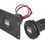 Miniaturbild: USB-Einbaudose 12/5V mit Doppel-USB 2x2,5A mit Montageplatte