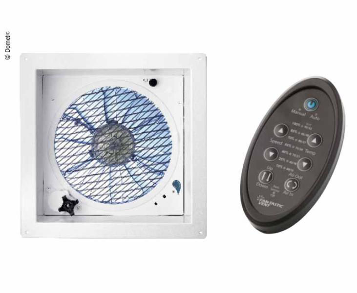 Miniaturbild: Fantastic Vent Dachhaube 400 x 400 mm mit 12 Volt Motor