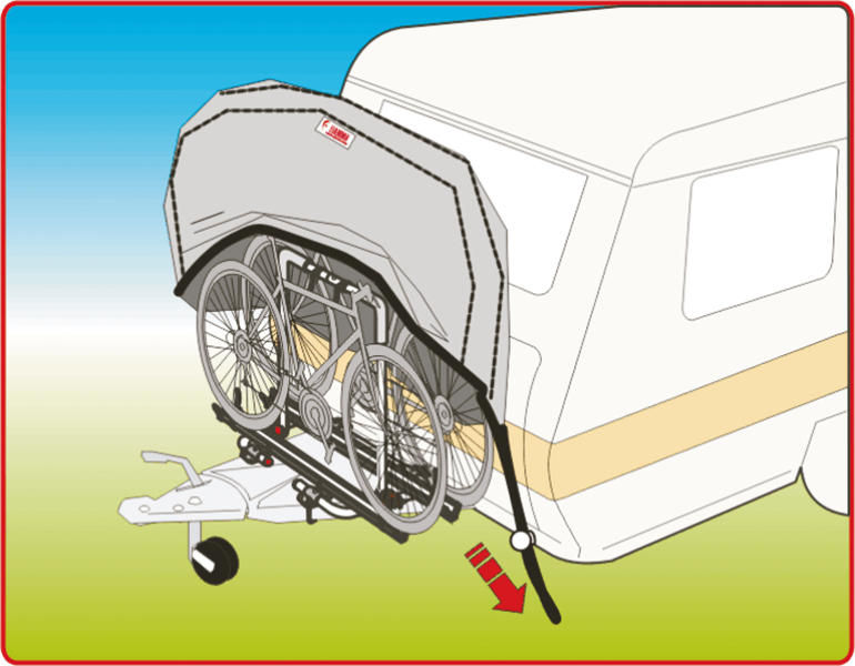 Miniaturbild: Fahrradhülle Bike Cover - Caravan