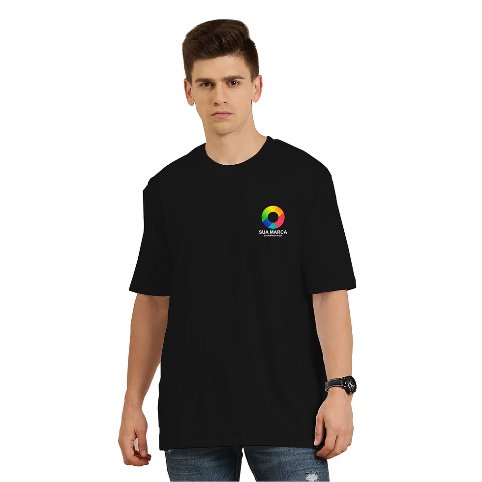 Miniatura: Camiseta Premium, malha fria, impressão colorida frente e costas
