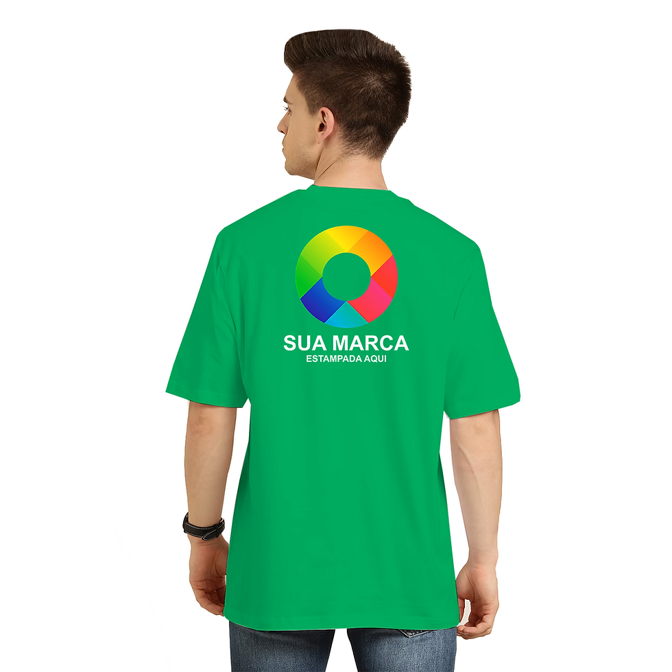Miniatura: Camiseta Premium, malha fria, impressão colorida frente e costas