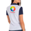Miniatura: Pólo Urban feminina com logos coloridos