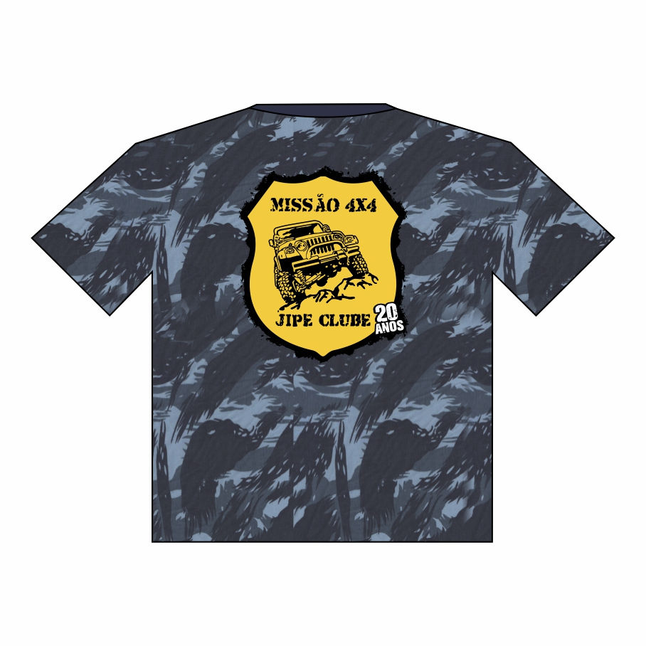 Miniatura: Camiseta Oficial Missão 4X4 Jipe Clube