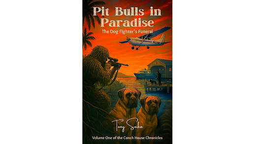 Pit Bull in Paradise: The Dog Fighter's Funeral Paperback Fiction Cozy Mystery, Suspense, Florida Noir Book, Book 1 of The Conch House Chronicles