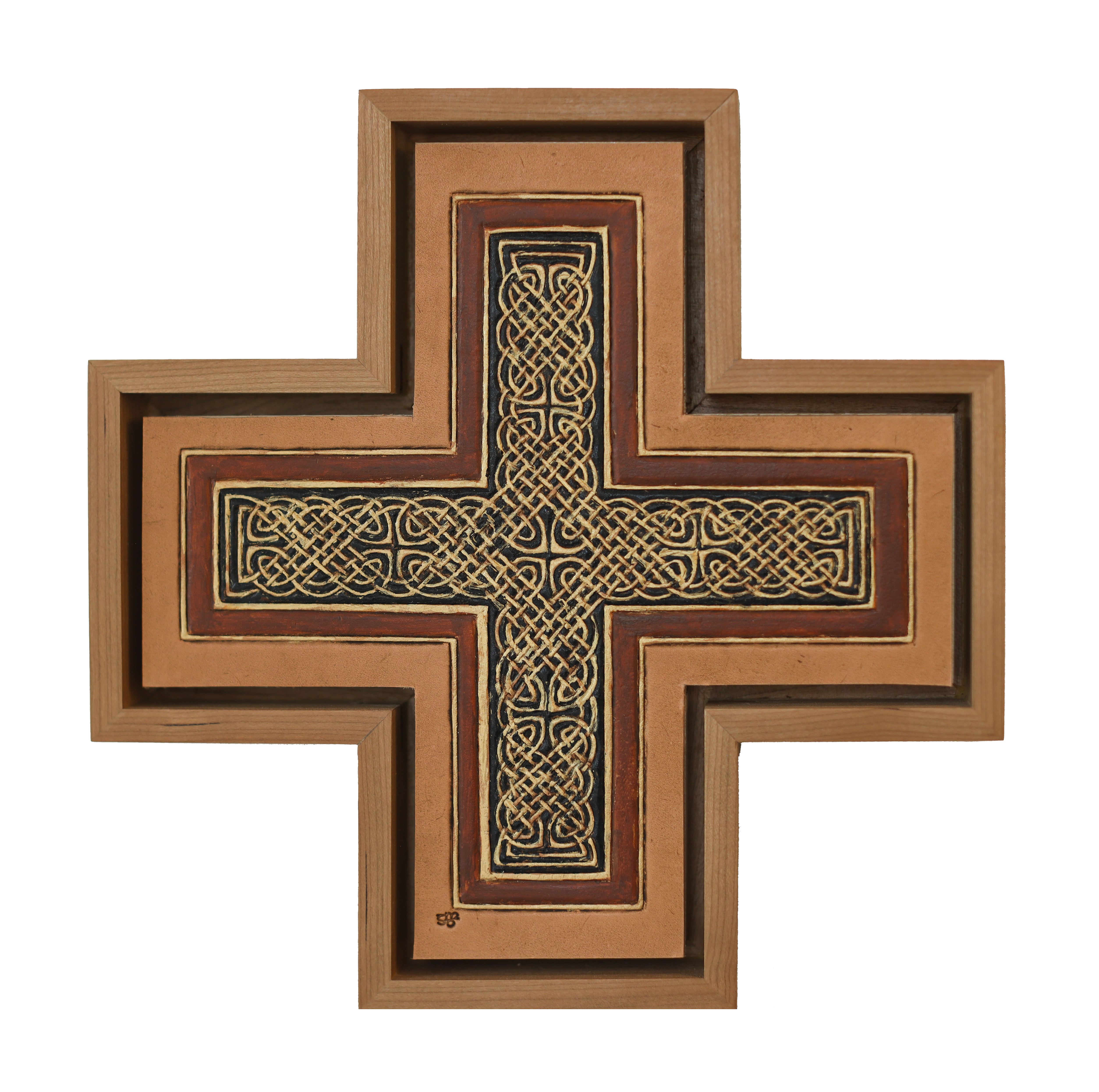 Equal Armed Knotwork Cross Panel - Dwiggins