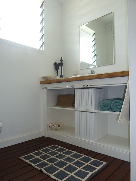 Open Design Vanities, Fresh Towels, Natural Light