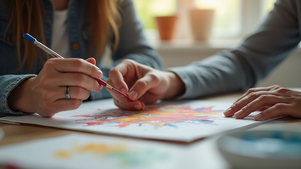 Conheça a terapeuta e agende sua sessão de Arteterapia