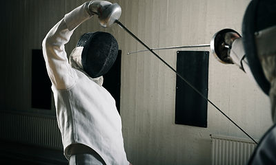 Fencers in Combat