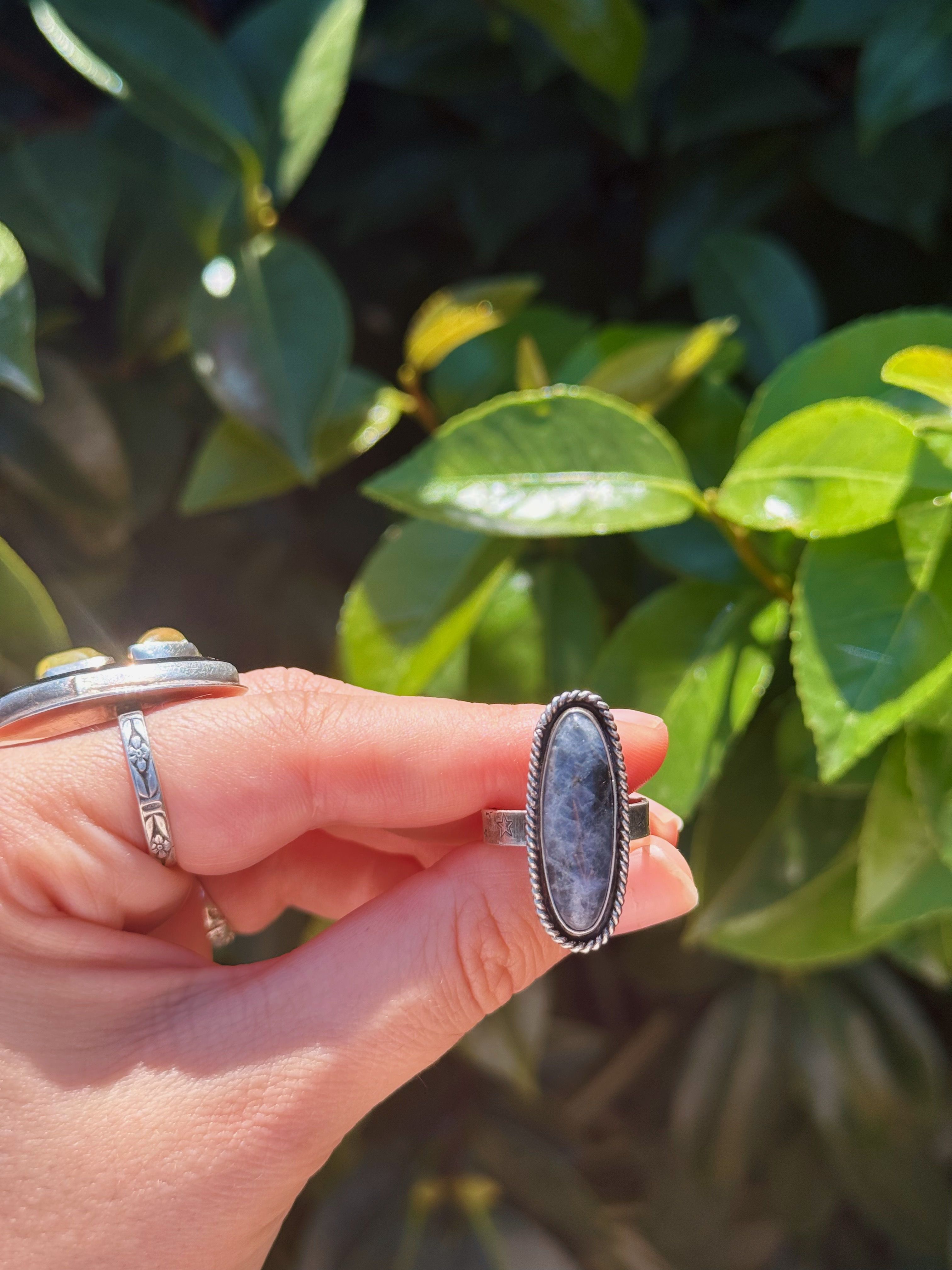 PREORDER: star sodalite ring
