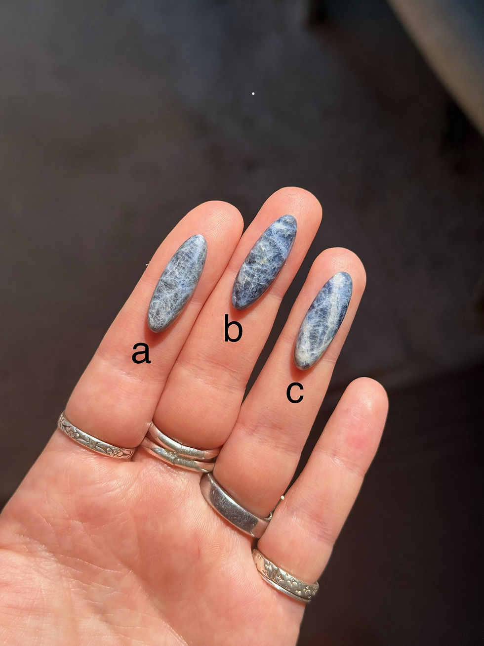 Thumbnail: PREORDER: star sodalite ring