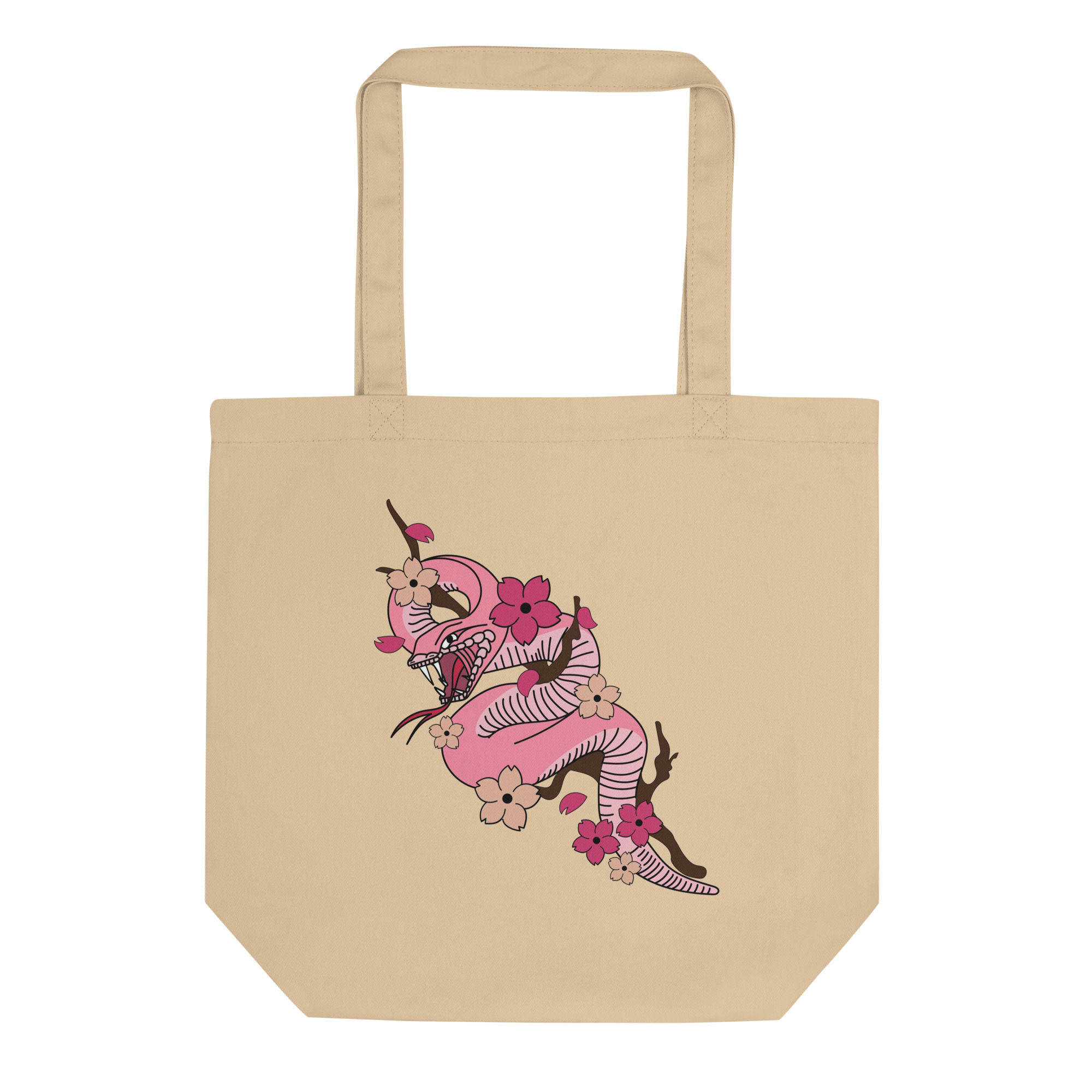 Snake In Bloom Tote