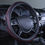 Thumbnail: CAR PASS Delux Sideless Pu LeatherUniversal Fit Cool Driver Steering Wheel Cover