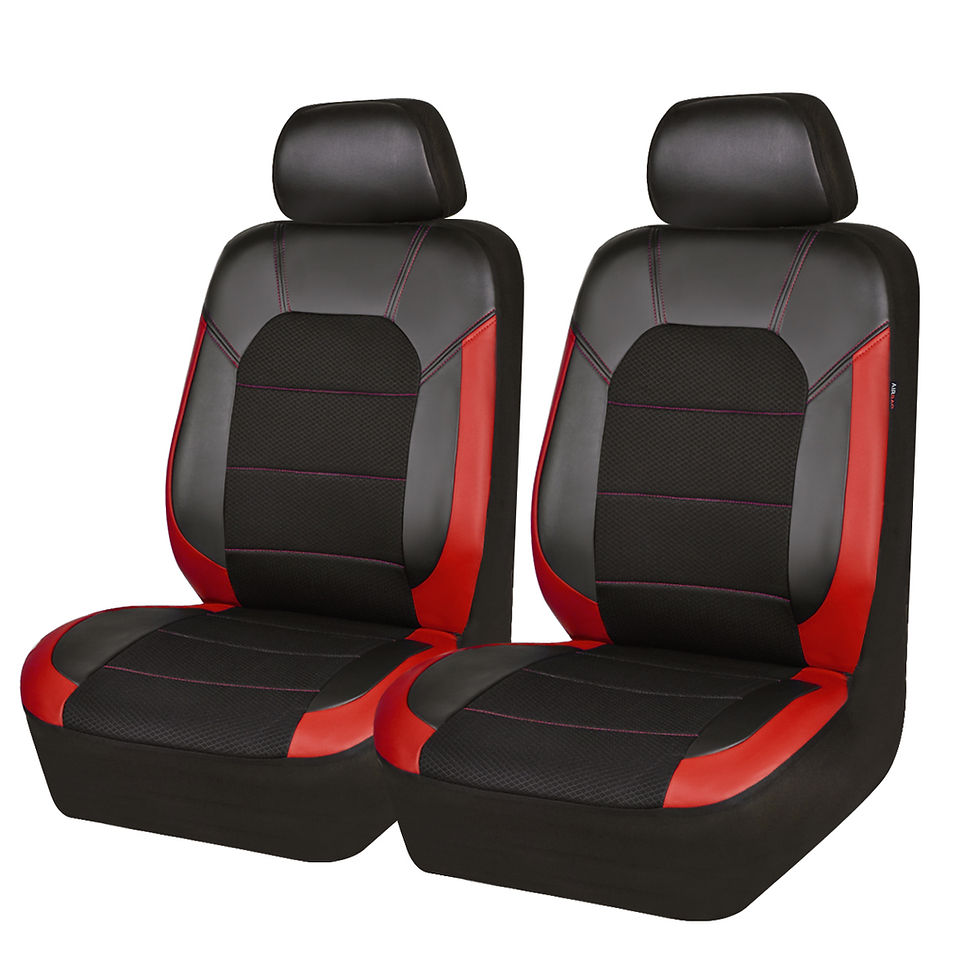 CARPASS New Arrival 2 Front Sandwich Leather UniversalCar Seat Cover with Airbag