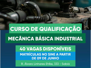 Araucária abre 40 vagas para curso gratuito de mecânica industrial