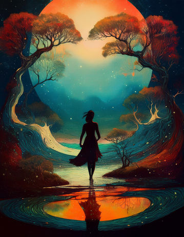 Space in a work of art refers to a feeling of depth or three dimensions. Different techniques are used to make an object appear closer or further away. We can also look at space through the relationship of positive and negative space. 