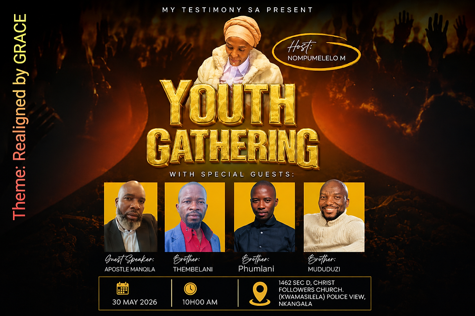 Nkangala Youth Gathering                29 May 2026