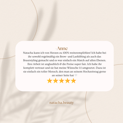 Beige and Brown Warm UI Customer Testimonial  Reviews Instagram Post (3)