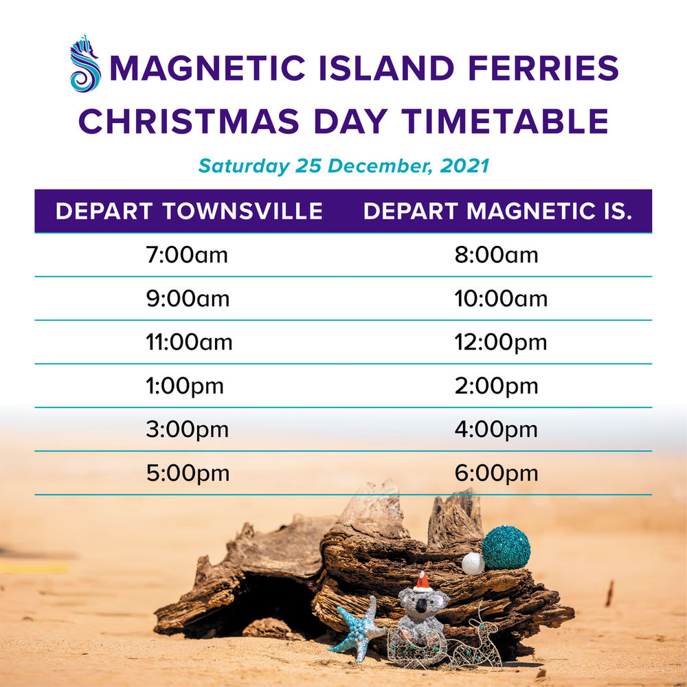 ISLAND FERRIES CHRISTMAS DAY TIMETABLE