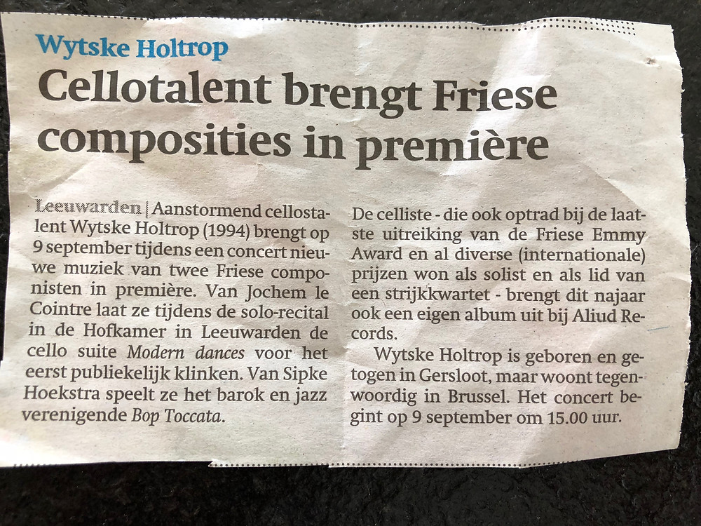Premiere of 'Bop Toccata'