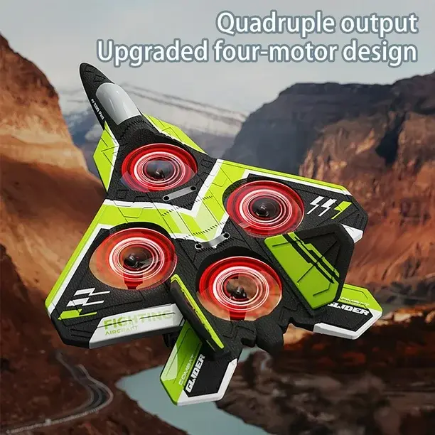 Thumbnail: S80 RC Plane Drone for Kids&Adults Remote Control Airplane Helicopter with Auto