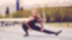 Female Runner Stretching