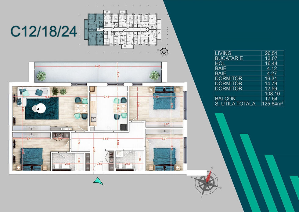 Apartament 4 camere de vanzare, zona Titan Pallady | Proiect Nou. O locuință spatioasa intr-un bloc nou, la cateva minute de metrou N. Teclu si metrou Pallady, pentru familii care caută un apartament nou, modern.