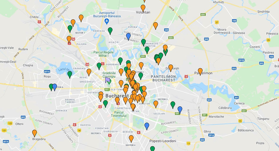 Harta Ansambluri Rezidentiale Noi Bucuresti 