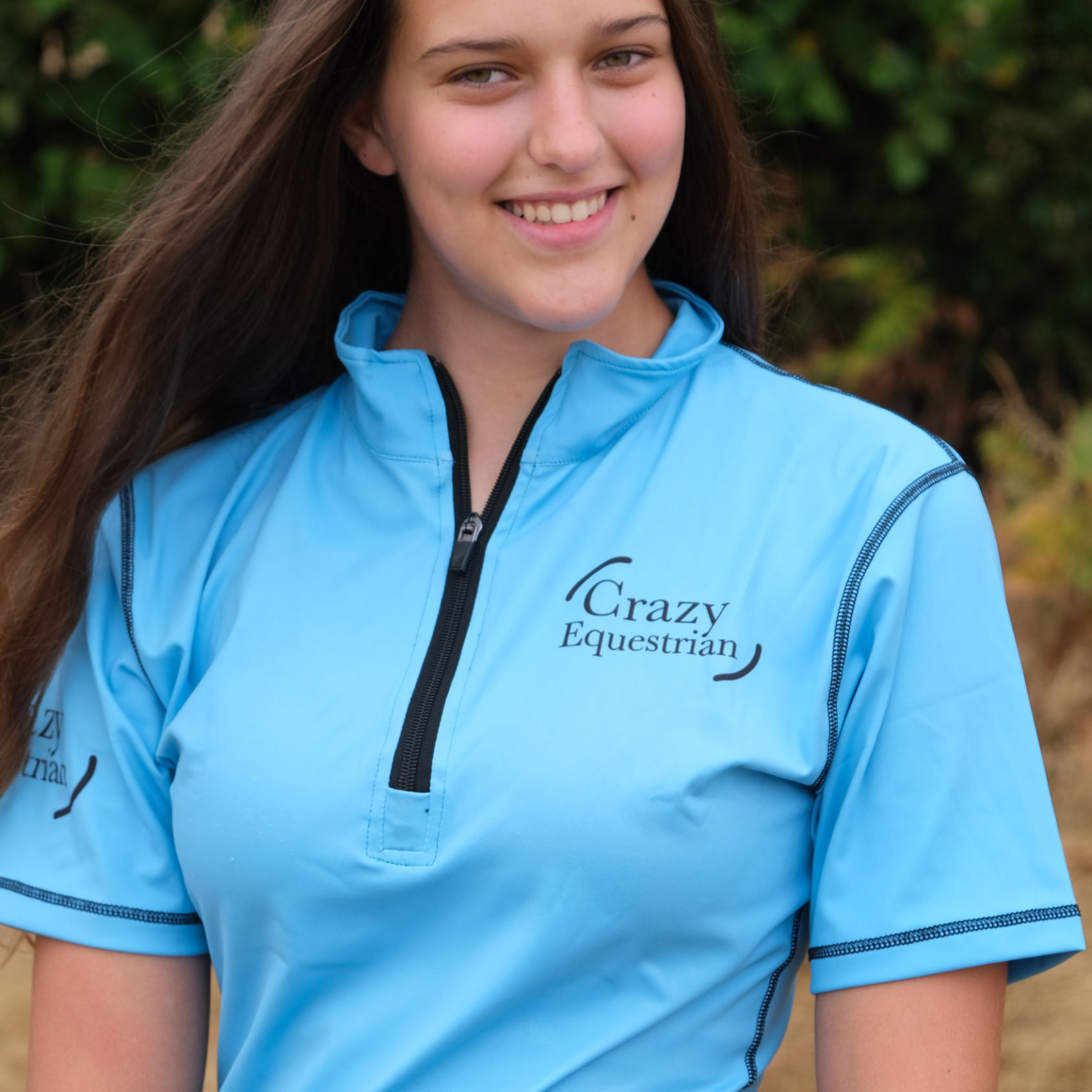 Blue short sleeve baselayer