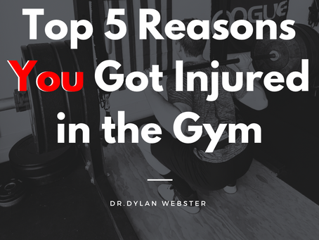 Top 5 Reasons YOU Got Hurt in the Gym