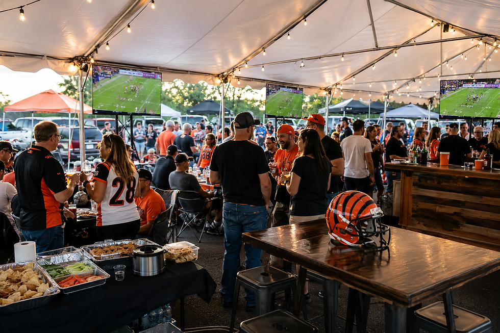 Cincinnati Tent Rentals for Bengals Tailgate Parties: Tents, Tables and the Perfect Game Day Setup