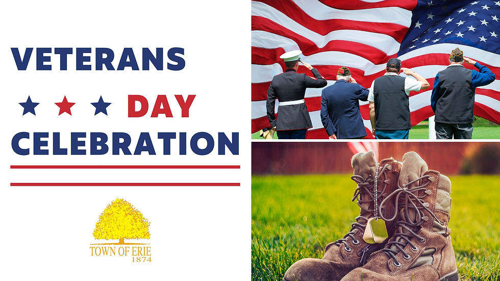 Veterans Day Celebration - Erie, CO